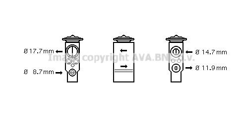 PRASCO Valvola espansione climatizzatore AL1105 PRASCO AL1105 Valvola di espansione climatizzatore Alfa Romeo Spider 916 prezzo