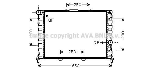 PRASCO Radiator, motorkjøling ALA2091 Radiator PRASCO ALFASUD ALA2091 billige