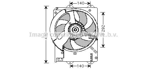 PRASCO Motoventilateur AU7501 PRASCO AU7501 Ventilateur de refroidissement moteur Rover 75 Tourer prix