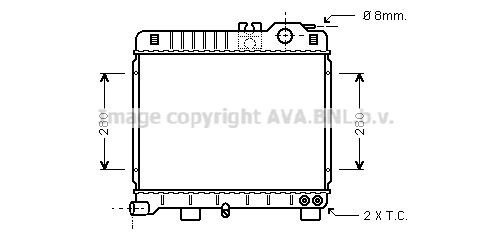 PRASCO Radiaator, mootorijahutus BW2151 PRASCO BW2151 Radiaator BMW E21 odav