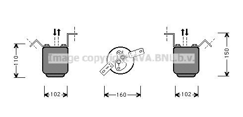 PRASCO Vysúżač klimatizácie BWD225 PRASCO BWD225 Osuszacz klimatyzacji BMW E36 Compact originálne cena