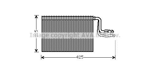 PRASCO Évaporateur de climatisation BWV364 PRASCO BWV364 Evaporateur de climatisation BMW E93 d'origine prix