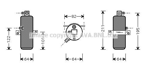 PRASCO Αφυγραντήρας, σύστ. κλιματισμού CND202 CND202 Afigrantiras PEUGEOT 106 PRASCO