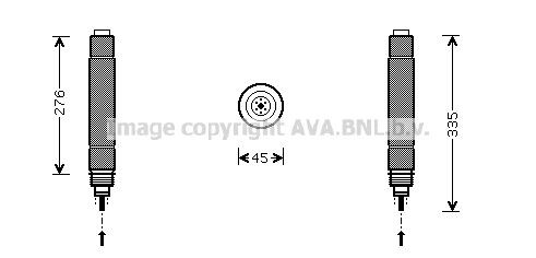 PRASCO Sausinātājs, Kondicionieris CND204 PRASCO CND204 Sausinātājs kondicionieris Peugeot 307 3A/C orģinālās cena