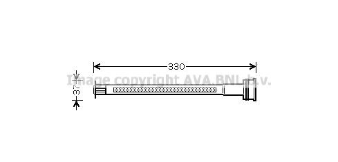 Tørfilter aircondition PRASCO CND225 PRASCO CND225 AС Tørrer CITROËN C3 2019