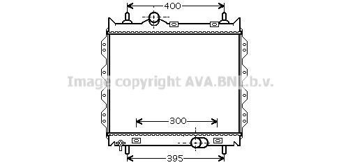 PRASCO Radiators, Motora dzesēšanas sistēma CR2083 PRASCO CR2083 Dzesēšanas radiatori PT Cruiser Universālis cena