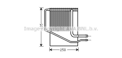 PRASCO Air conditioning evaporator CRV126 PRASCO CRV126 Chrysler Stratus JX Convertible ac evaporator price