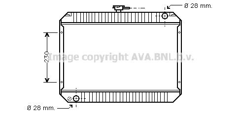 PRASCO Radiator, motorkjøling DN2100 PRASCO DN2100 originale Radiator Nissan Vanette C22 hva koster