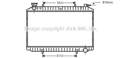 Køler, motorkøling PRASCO DNA2206 PRASCO DNA2206: Radiator Nissan SERENA 2022