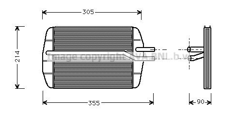 PRASCO Výmenník tepla vnútorného kúrenia FD6216 Výmenník tepla vnútorného kúrenia PRASCO S-MAX FD6216 lacné