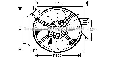 PRASCO Ventola radiatore FD7513 PRASCO FD7513 Ventola raffreddamento Ford Transit Mk5 Bus originali prezzo