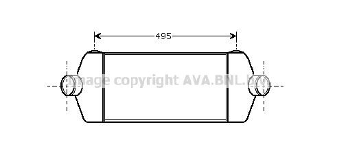 PRASCO Ladeluftkühler FDA4406 FDA4406 Ladeluftkühler PRASCO FORD TRANSIT CUSTOM