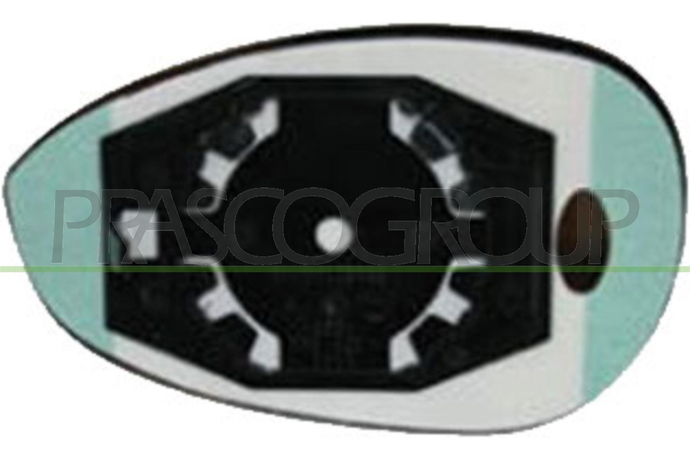 PRASCO Spiegelglas, buitenspiegel FT0307503 FT0307503 Spiegelglas, buitenspiegel FIAT PANDA PRASCO