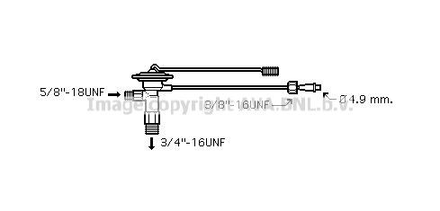 PRASCO AC expansion valve FT1307 FT1307 PRASCO ac expansion valve ALFA ROMEO 145