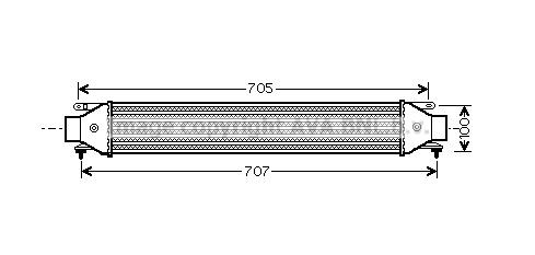 Vahejahuti PRASCO FT4392 PRASCO FT4392: Õhuradiaator Lancia DELTA 2009