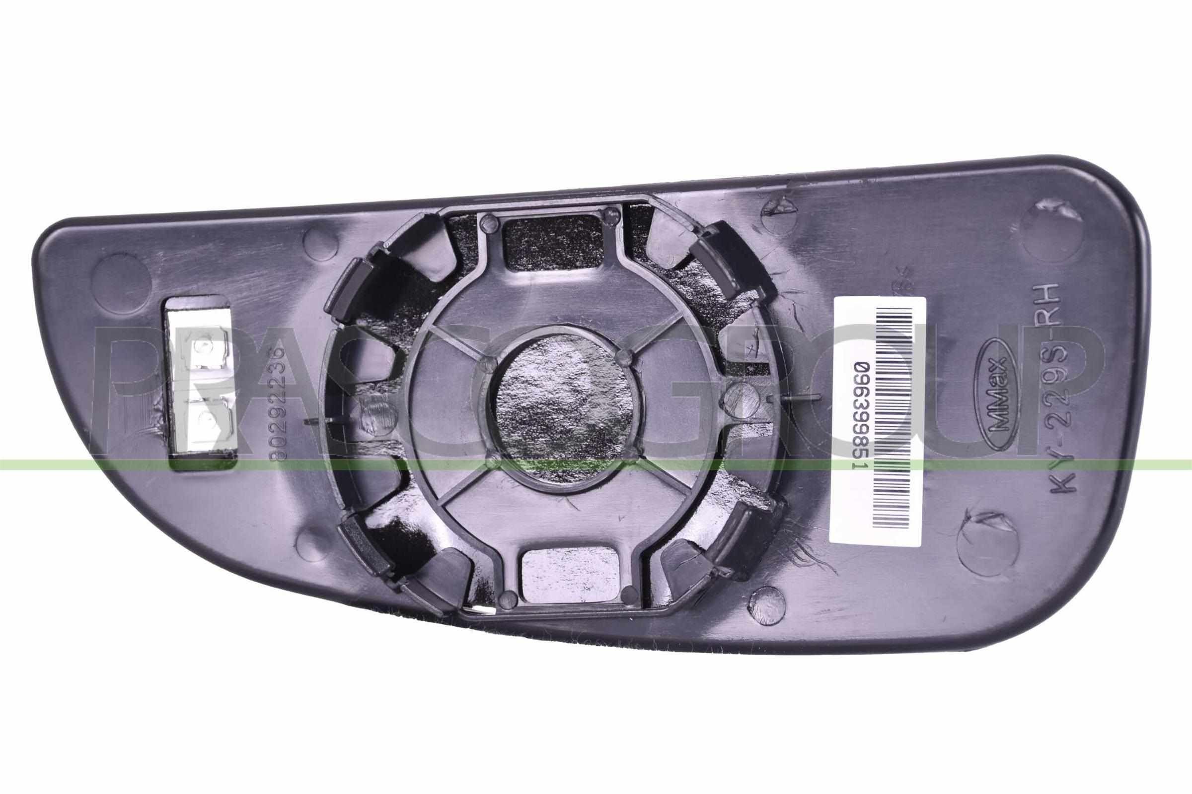 Vetro specchio, specchio esterno PRASCO FT9307525 CI9547525 PRASCO FT9307525 Vetro specchio retrovisore Peugeot BOXER 2008