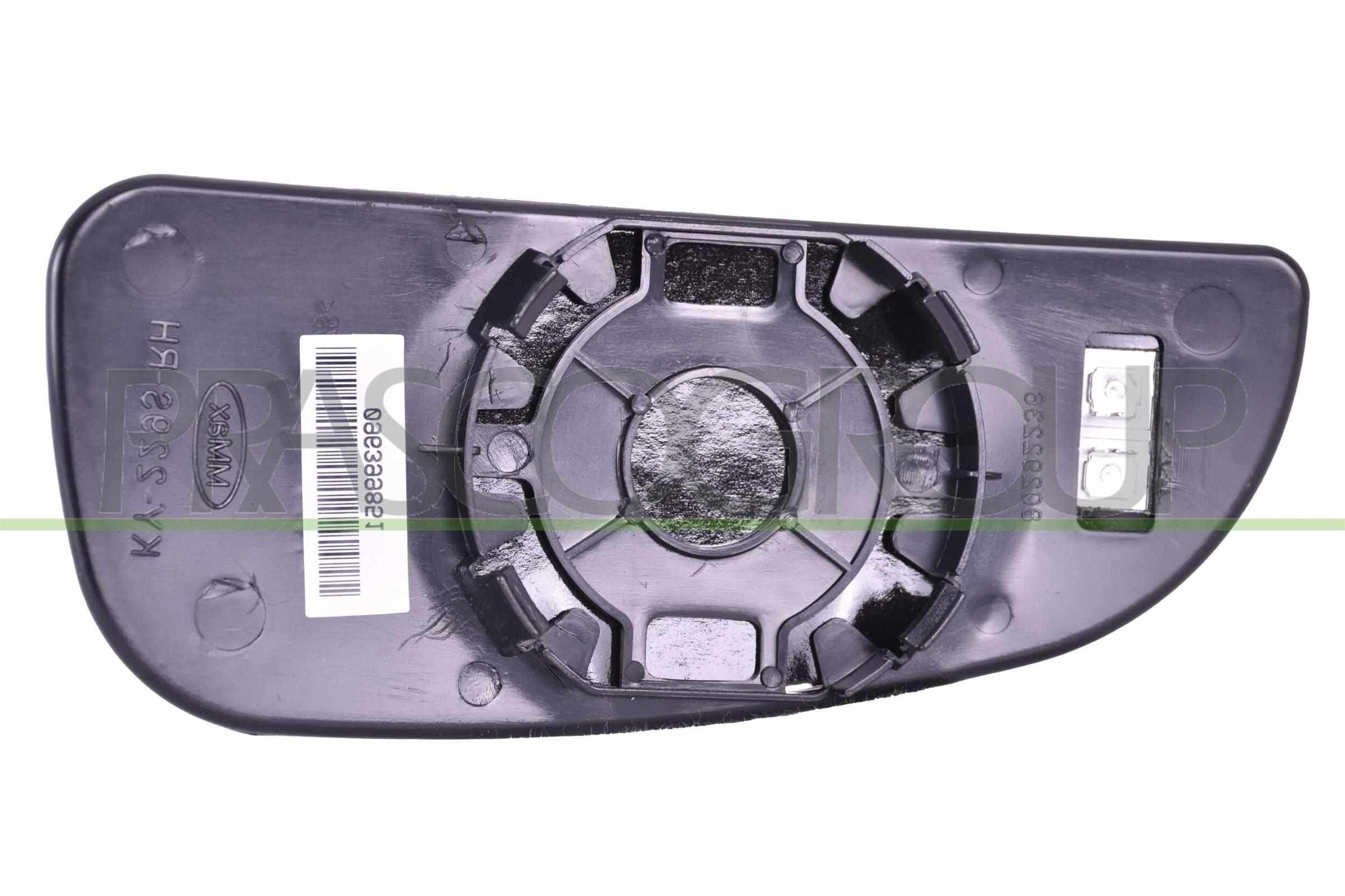 PRASCO Sklo vonkajżieho zrkadla FT9307526 PRASCO Sklo spätného zrkadla FIAT FT9307526