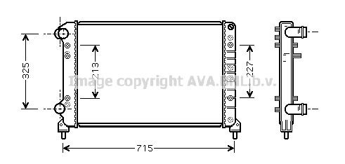 Radiador, arrefecimento do motor PRASCO FTA2262 PRASCO FTA2262: Radiador arrefecimento do motor Fiat DOBLO 2006