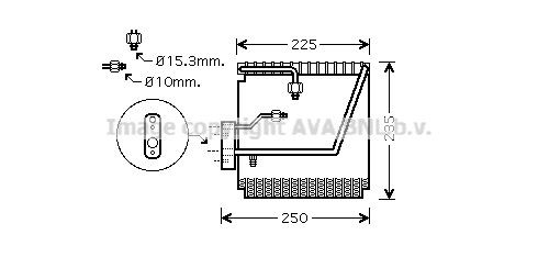 PRASCO Evaporatore climatizzatore HDV198 PRASCO HDV198 Evaporatore condizionatore Honda Civic Fastback originale prezzo