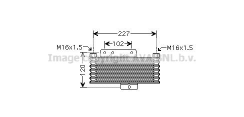 PRASCO Oljekjøler, automatikk HY3261 PRASCO HY3261 Automat oljekjøler Elantra IV Sedan (HD) pris