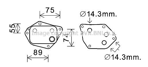 PRASCO Radiador de óleo, óleo do motor HY3288 PRASCO HY3288 Radiador de óleo do motor Hyundai i30 II Carrinha preço