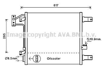 Kondenzátor klimatizácie PRASCO JE5057 PRASCO JE5057 Kondenzátor klimatizácie JEEP WRANGLER 2021