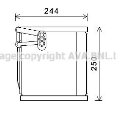 PRASCO Fordamper aircondition KAV199 Fordamper PRASCO Seat AROSA KAV199