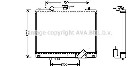 PRASCO Kühler, Motorkühlung MTA2162 Kühlmodul PRASCO ECLIPSE MTA2162 günstig