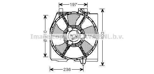 PRASCO Βεντιλατέρ MZ7535 PRASCO MZ7535 Βεντιλατέρ Mazda 323 F bj φθηνά