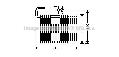 PRASCO Évaporateur de climatisation OLV399 PRASCO OLV399 Evaporateur de climatisation Saab 9-3 Break à un prix avantageux