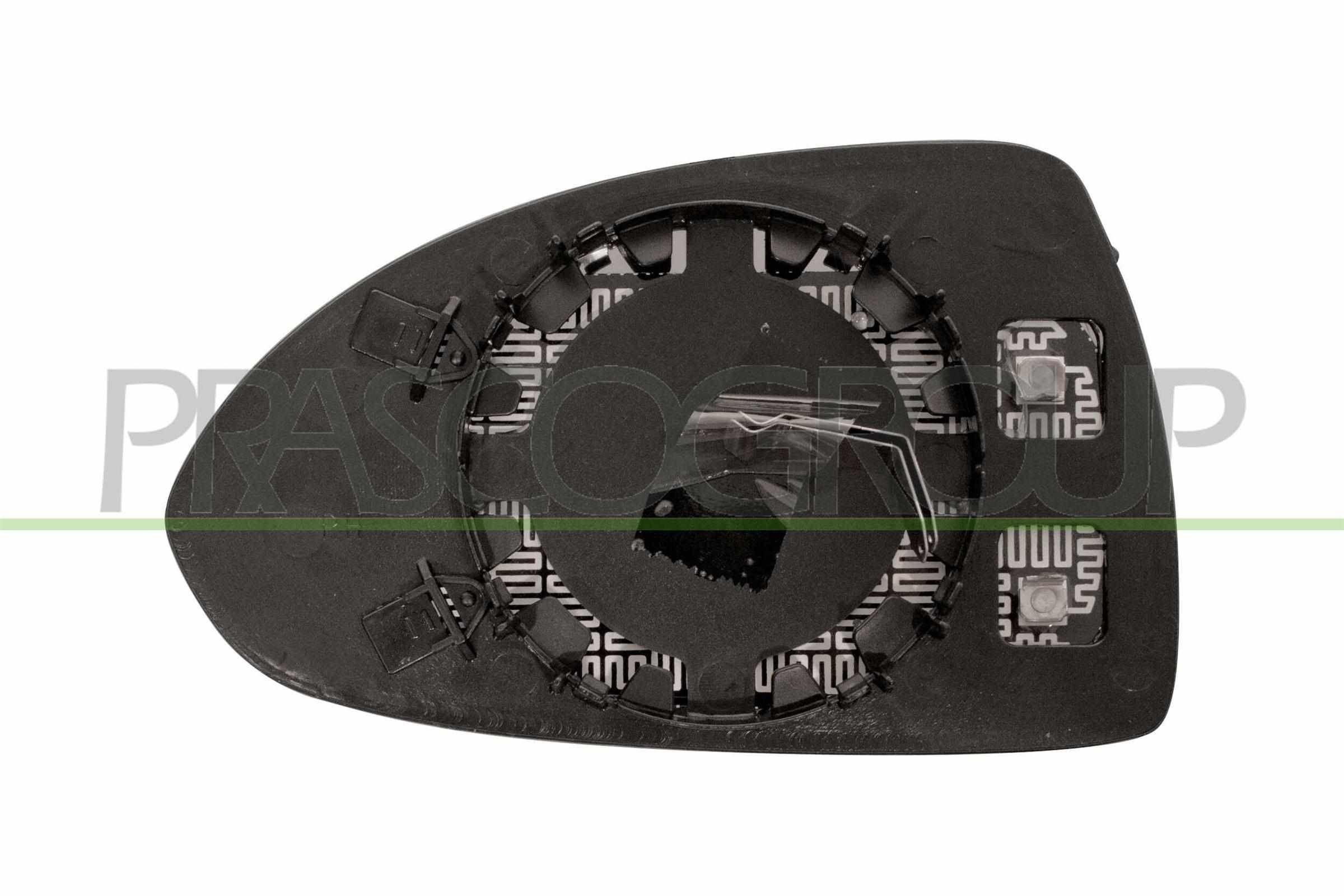 PRASCO Mirror Glass, outside mirror OP0347523 OP0347523 PRASCO glass for wing mirror for OPEL ZAFIRA