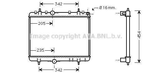 PRASCO Radiateur PE2267 PRASCO PE2267 Radiateur