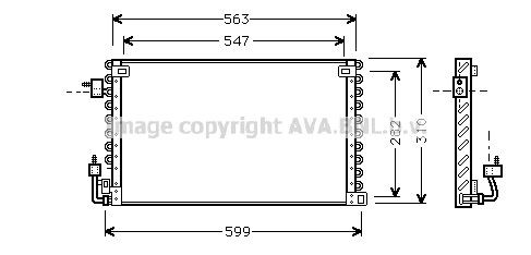 PRASCO Συμπυκνωτής, σύστ. κλιματισμού PE5180 PRASCO PE5180 Συμπυκνωτής Peugeot 106 1C 1A γνήσια τιμες