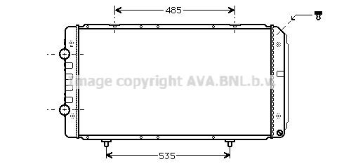 PRASCO Radiaator, mootorijahutus PEA2268 hind Jahutusradiaator Citroën 244 PEA2268 PRASCO