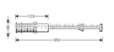 PRASCO Tørfilter aircondition PED264 PRASCO PED264 Xsara Tørrefilter originale pris