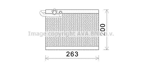 PRASCO Evaporador, ar condicionado PEV351 preço Evaporador de ar condicionado MERCURY PEV351 PRASCO