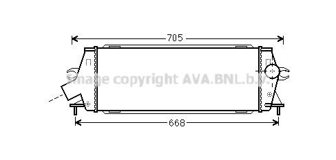 Intercooler PRASCO RTA4456 PRASCO RTA4456: Intercooler Opel VIVARO 2010