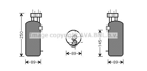 Filtre déshydratant, climatisation PRASCO RTD330 PRASCO RTD330: Déshydrateur climatisation Renault MEGANE 2020
