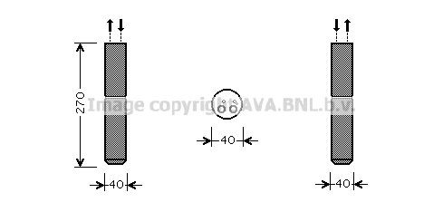 PRASCO AC-torkfilter RTD493 Byta AC-torkfilter Renault Clio 3 Grandtour kostnad PRASCO RTD493