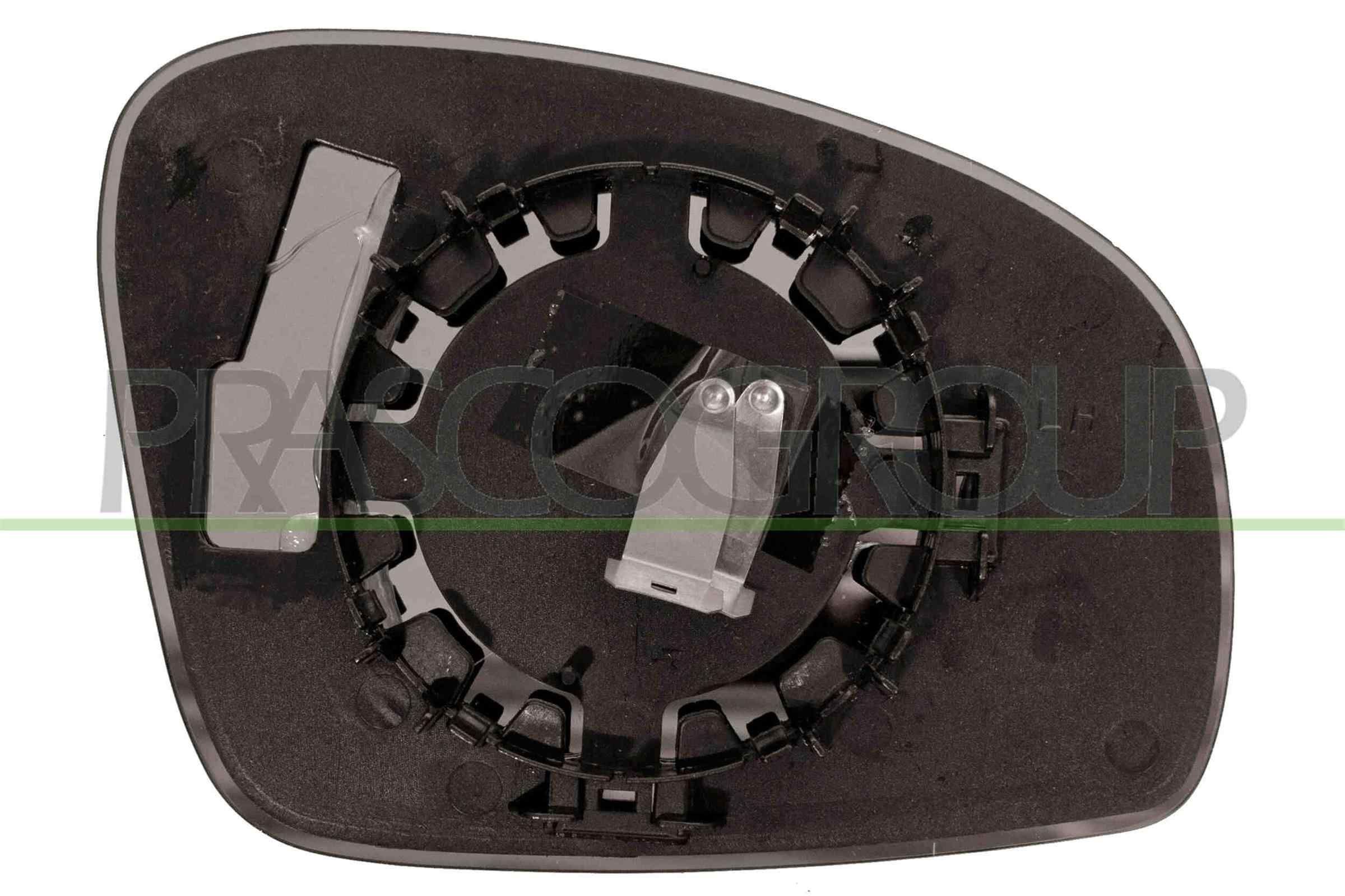 PRASCO Spoguļstikls, Ārējais atpakaļskata spogulis SK3247504 PRASCO SK3247504 Spoguļstikls Skoda Roomster 5j cena