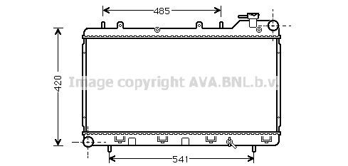 PRASCO Radiateur SU2015 PRASCO SU2015 Radiateur Subaru Impreza GC prijs