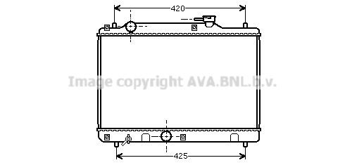 PRASCO Ψυγείο, ψύξη κινητήρα SZ2034 PRASCO SZ2034 Ψυγειο νερου Suzuki Baleno Sedan γνήσια τιμες