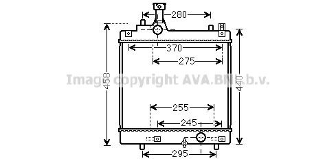 Radiateur PRASCO SZA2113 PRASCO SZA2113: Radiateur, koelvloeistof Suzuki ALTO 2011