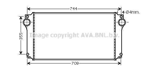 PRASCO Ιντερκούλερ TO4362 PRASCO TO4362 Intercooler Toyota T25 Sedan τιμες