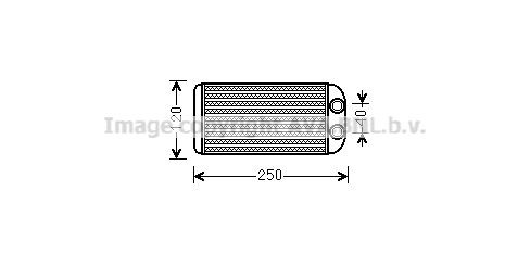 PRASCO Wymiennik ciepła, ogrzewanie wnętrza TO6557 Ogrzewanie / wentylacja TOYOTA Corolla XII Hatchback (E210): Wymiennik ciepła, ogrzewanie wnętrza PRASCO TO6557