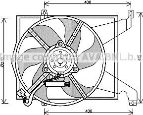 PRASCO Radiatora ventilators VO7511 PRASCO VO7511 Radiatora ventilators Volvo S40 1 orģinālās cena