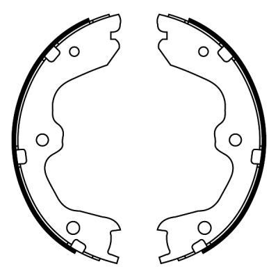 Ganasce freno a mano ABE C01067ABE ABE C01067ABE costo Ganasce freno a mano Nissan 350 Z 2004