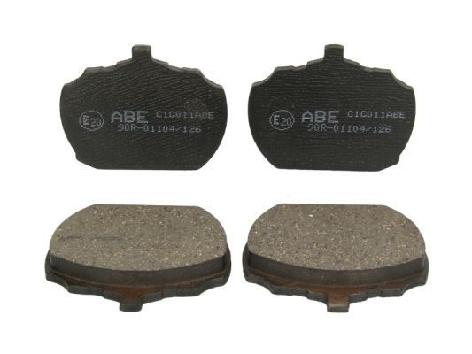ABE Bremseklosser C1G011ABE ABE C1G011ABE Bremseklosser FORD Transit Mk3 Minibuss (VE6) 2.0 Cat (TBS, TCL, TCS) 78 hk 1988