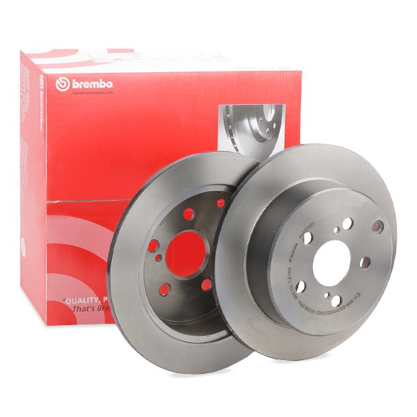 BREMBO Bremseskive 08.A273.21 BREMBO 08.A273.21 originale Bremseskiver Toyota Celica T23 hva koster