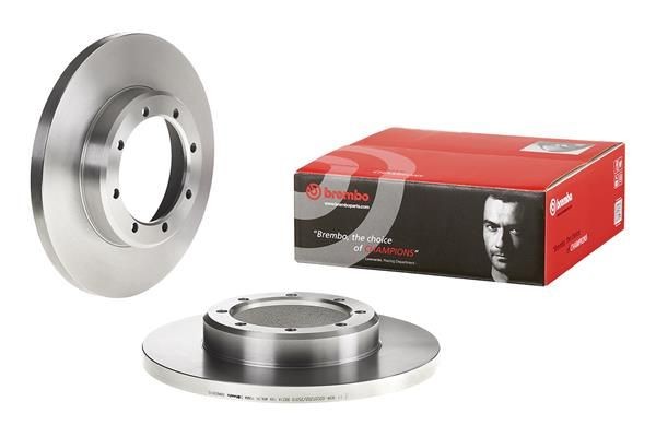 BREMBO Bromsskiva 08.A650.10 BREMBO 08.A650.10 Bromsskivor NISSAN NV400 original